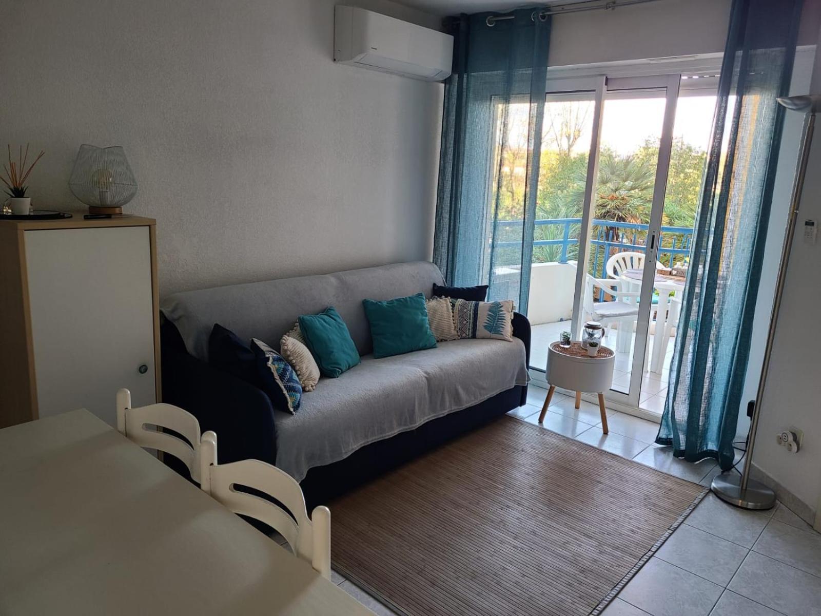T2 Climatise A 5 Minutes A Pied De La Plage Avec Parking, Piscine Et Wifi Fréjus Exteriör bild